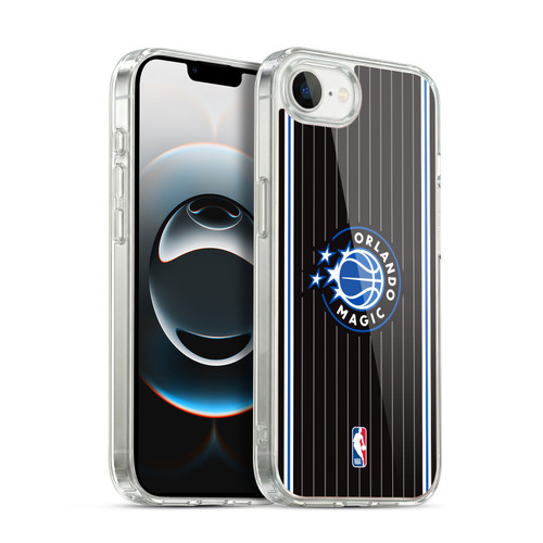 NBA Orlando Magic Logo Black Design Soft Gel Case for Apple iPhone 16e / Apple iPhone 17e & MagSafe