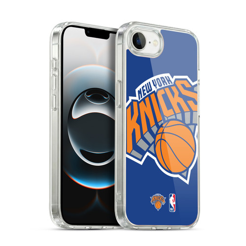 NBA New York Knicks Logo Oversized Soft Gel Case for Apple iPhone 16e / Apple iPhone 17e & MagSafe