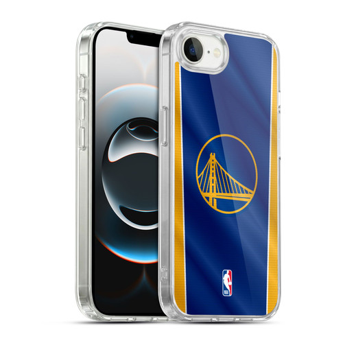 NBA Golden State Warriors Vertical Banner Soft Gel Case for Apple iPhone 16e / Apple iPhone 17e & MagSafe