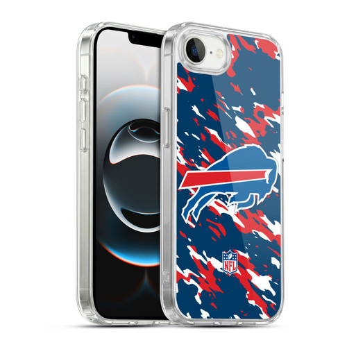 NFL Buffalo Bills Logo Camou Soft Gel Case for Apple iPhone 16e / Apple iPhone 17e & MagSafe
