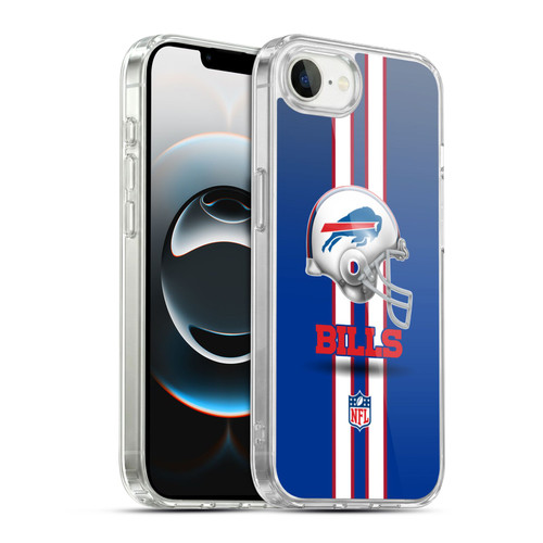 NFL Buffalo Bills Logo Helmet Soft Gel Case for Apple iPhone 16e / Apple iPhone 17e & MagSafe
