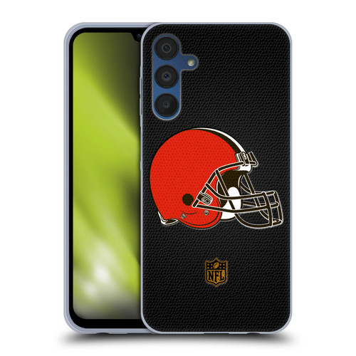 NFL Cleveland Browns Logo Football Soft Gel Case for Samsung Galaxy A15 & MagSafe