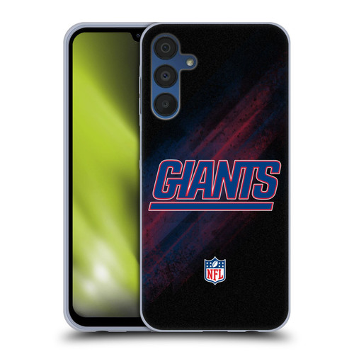 NFL New York Giants Logo Blur Soft Gel Case for Samsung Galaxy A15 & MagSafe