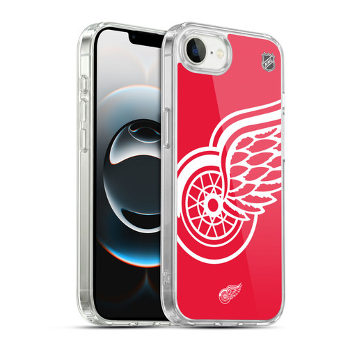 NHL Detroit Red Wings Oversized Soft Gel Case for Apple iPhone 16e / Apple iPhone 17e & MagSafe