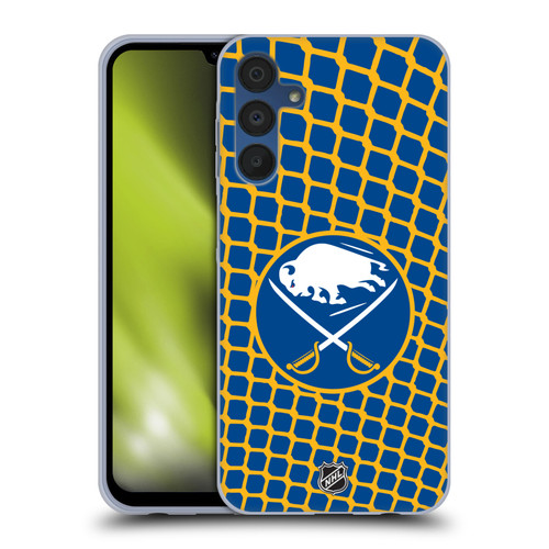 NHL Buffalo Sabres Net Pattern Soft Gel Case for Samsung Galaxy A15 & MagSafe
