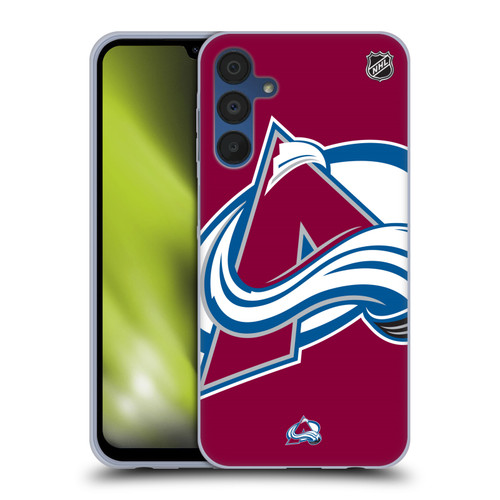 NHL Colorado Avalanche Oversized Soft Gel Case for Samsung Galaxy A15 & MagSafe