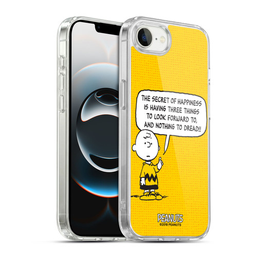 Peanuts Charlie Brown Happiness Soft Gel Case for Apple iPhone 16e / Apple iPhone 17e & MagSafe