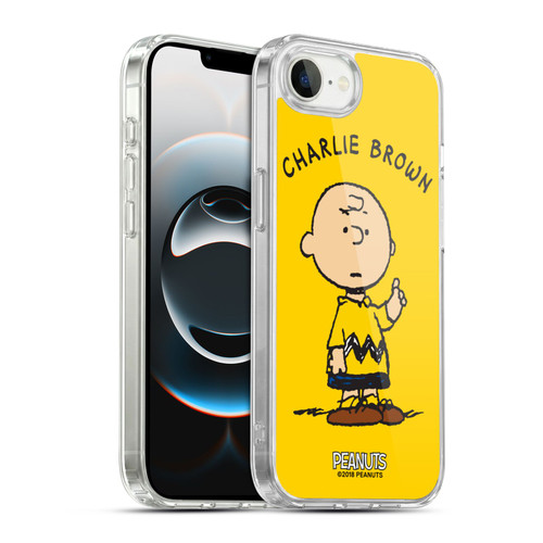 Peanuts Characters Charlie Brown Soft Gel Case for Apple iPhone 16e / Apple iPhone 17e & MagSafe
