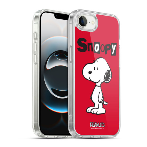 Peanuts Characters Snoopy Soft Gel Case for Apple iPhone 16e / Apple iPhone 17e & MagSafe