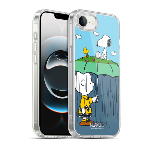 Peanuts Halfs And Laughs Charlie, Snoppy & Woodstock Soft Gel Case for Apple iPhone 16e / Apple iPhone 17e & MagSafe