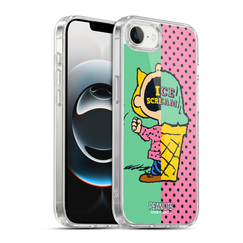 Peanuts Halfs And Laughs Sally Ice Cream Soft Gel Case for Apple iPhone 16e / Apple iPhone 17e & MagSafe