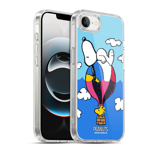 Peanuts Halfs And Laughs Snoopy & Woodstock Balloon Soft Gel Case for Apple iPhone 16e / Apple iPhone 17e & MagSafe