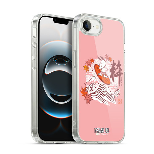 Peanuts Oriental Snoopy Surf Soft Gel Case for Apple iPhone 16e / Apple iPhone 17e & MagSafe