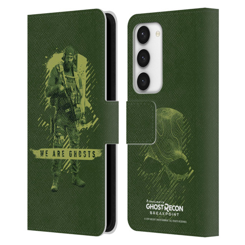 Tom Clancy's Ghost Recon Breakpoint Graphics We Are Ghosts Leather Book Wallet Case Cover For Samsung Galaxy S23 5G