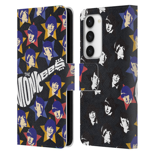 The Monkees Graphics Band Members Leather Book Wallet Case Cover For Samsung Galaxy S23 5G