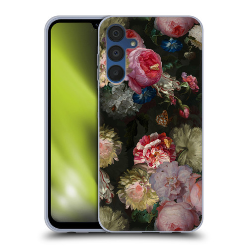 UtArt Antique Flowers Bouquet Soft Gel Case for Samsung Galaxy A15 & MagSafe