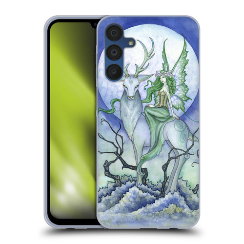 Amy Brown Elemental Series Midnight Fairy Soft Gel Case for Samsung Galaxy A15 & MagSafe
