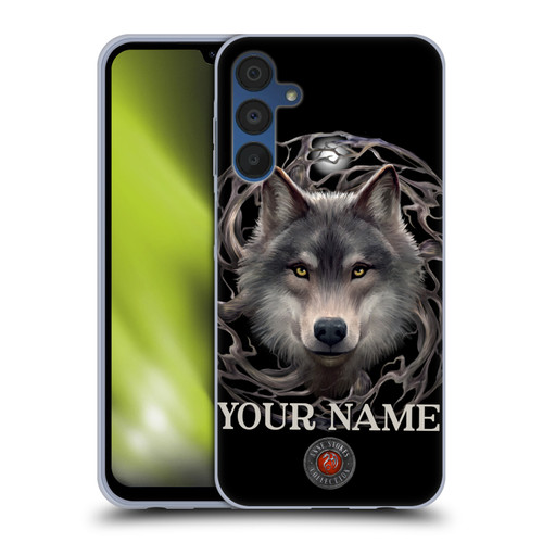 Custom Customised Personalised Anne Stokes Art Night Forest Soft Gel Case for Samsung Galaxy A15 & MagSafe