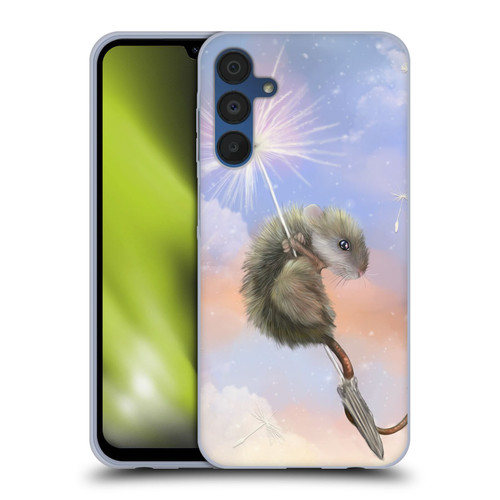 Ash Evans Animals Dandelion Mouse Soft Gel Case for Samsung Galaxy A15 & MagSafe