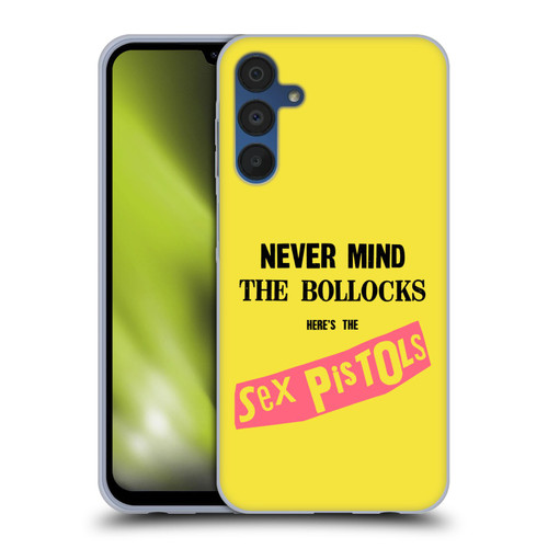 Sex Pistols Band Art NMTB Album Soft Gel Case for Samsung Galaxy A15 & MagSafe