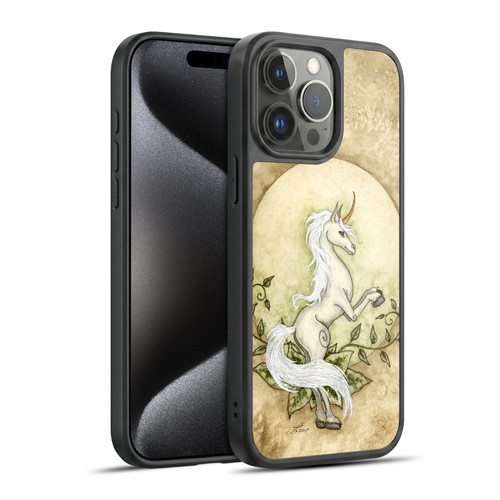 Amy Brown Mythical Unicorn Earth Gel Armour Case For Apple iPhone 15 Pro Max