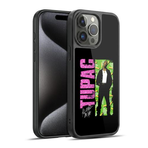 Tupac Shakur Key Art Distressed Look Gel Armour Case For Apple iPhone 15 Pro Max