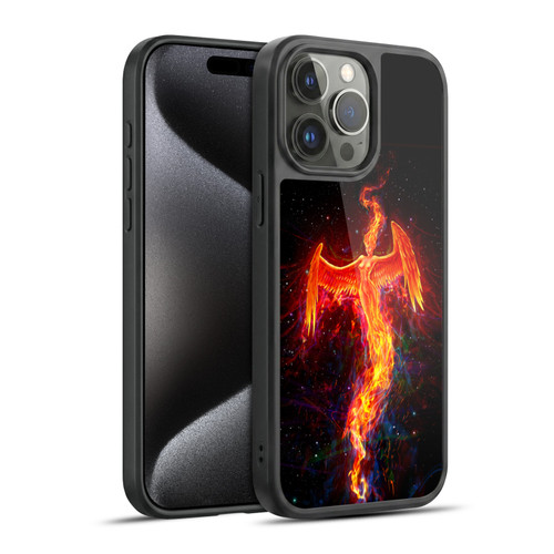 Christos Karapanos Mythical Fireborn Gel Armour Case For Apple iPhone 15 Pro Max