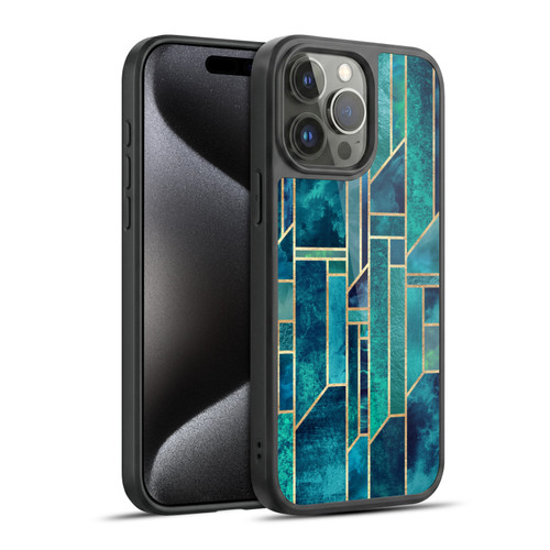 Elisabeth Fredriksson Geometric Design And Pattern Blue Skies Gel Armour Case For Apple iPhone 15 Pro Max