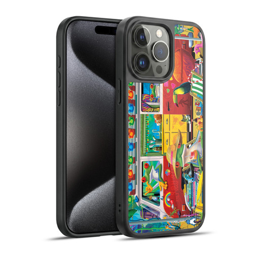 Michael David Ward Psychedelic Art Van Life Frog Gel Armour Case For Apple iPhone 15 Pro Max