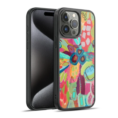 Suzanne Allard Floral Art Dancing In The Garden Gel Armour Case For Apple iPhone 15 Pro Max