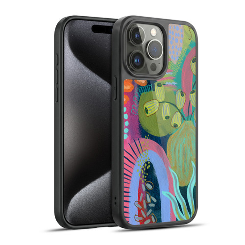 Suzanne Allard Floral Art Seed Pod Gel Armour Case For Apple iPhone 15 Pro Max