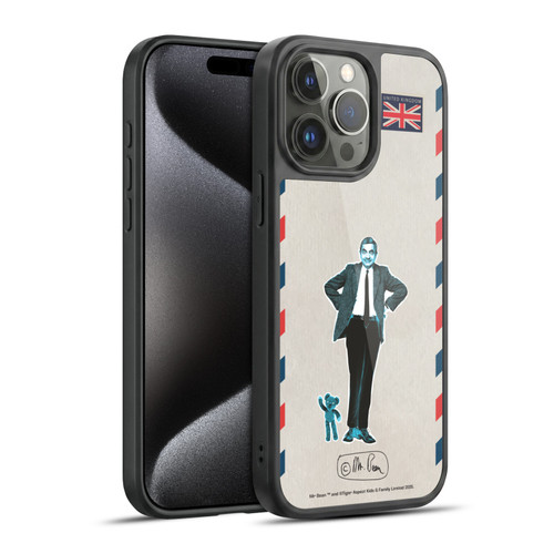 Mr. Bean London Art Postcard Gel Armour Case For Apple iPhone 15 Pro Max