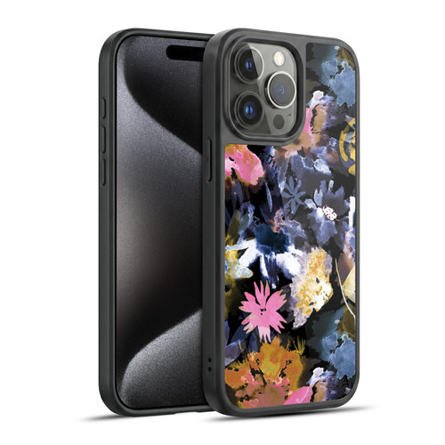 Ninola Floral Spring Memories Dark Gel Armour Case For Apple iPhone 15 Pro Max