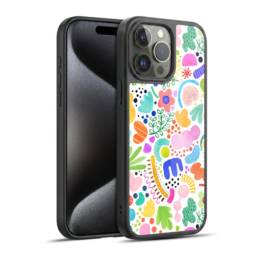 Ninola Summer Patterns Modern Bold Shapes Gel Armour Case For Apple iPhone 15 Pro Max
