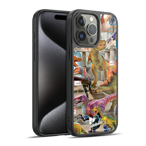 P.D. Moreno Dinosaur Scene Museum Gel Armour Case For Apple iPhone 15 Pro Max