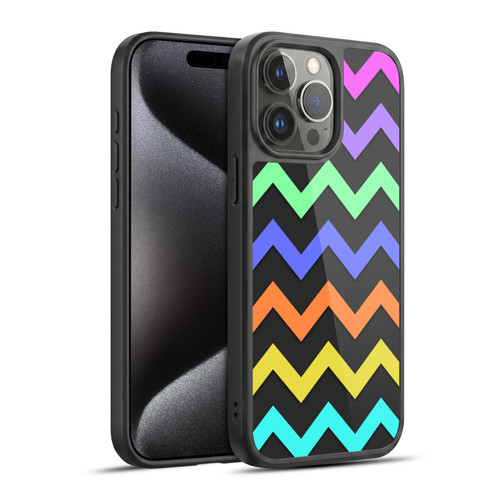 PLdesign Geometric Zigzag Gel Armour Case For Apple iPhone 15 Pro Max