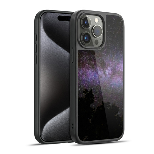 Patrik Lovrin Night Sky Milky Way With Trees Gel Armour Case For Apple iPhone 15 Pro Max