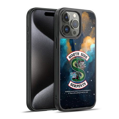 Riverdale South Side Serpents Nebula Logo 2 Gel Armour Case For Apple iPhone 15 Pro Max