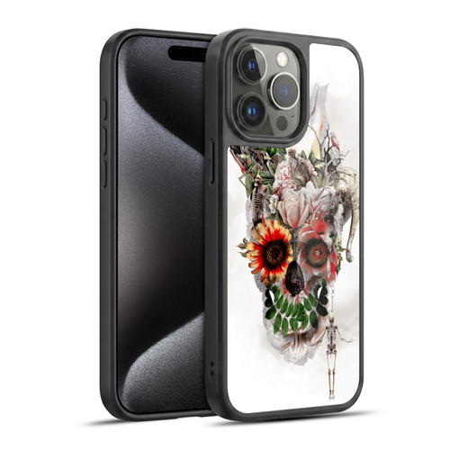 Riza Peker Skulls 5 Broken Horn Gel Armour Case For Apple iPhone 15 Pro Max
