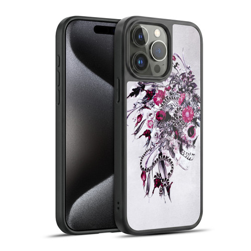 Riza Peker Skulls 6 Red Gel Armour Case For Apple iPhone 15 Pro Max