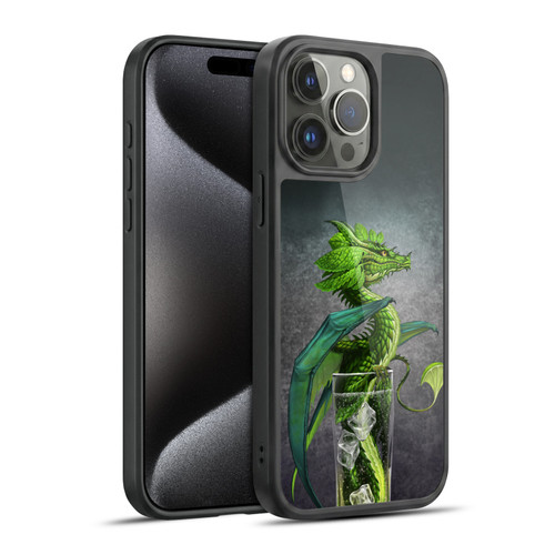 Stanley Morrison Dragons Green Mojito Drink Gel Armour Case For Apple iPhone 15 Pro Max