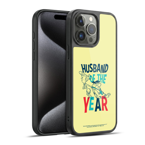 The Flintstones Graphics Husband Of The Year Gel Armour Case For Apple iPhone 15 Pro Max
