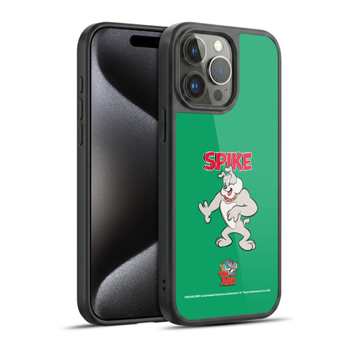 Tom and Jerry Characters Spike Gel Armour Case For Apple iPhone 15 Pro Max