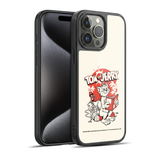 Tom and Jerry Illustration Fireworks Prank Gel Armour Case For Apple iPhone 15 Pro Max
