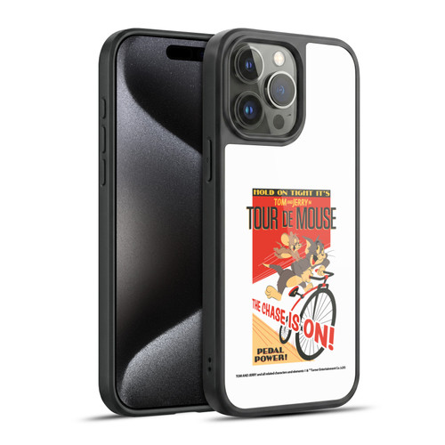 Tom and Jerry Retro Tour De Mouse Gel Armour Case For Apple iPhone 15 Pro Max