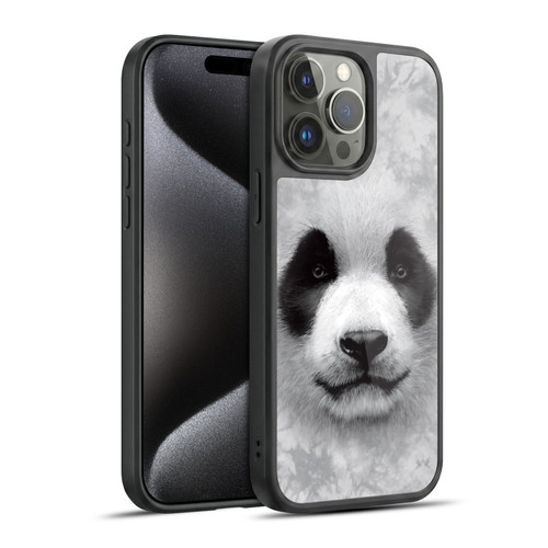 Vincent Hie Big Face Animals Panda Gel Armour Case For Apple iPhone 15 Pro Max