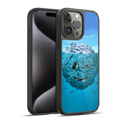 Vincent Hie Graphics Penguin Wink Gel Armour Case For Apple iPhone 15 Pro Max