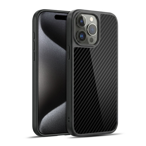 Alyn Spiller Carbon Fiber Plain Gel Armour Case For Apple iPhone 15 Pro Max