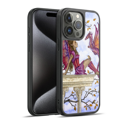 Amy Brown Lovely Fairies Purple Pixie Gel Armour Case For Apple iPhone 15 Pro Max