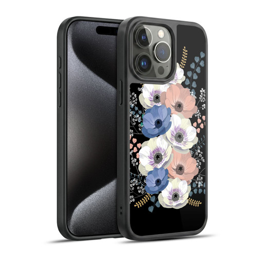 Anis Illustration Flowers Bouquet 5 Gel Armour Case For Apple iPhone 15 Pro Max